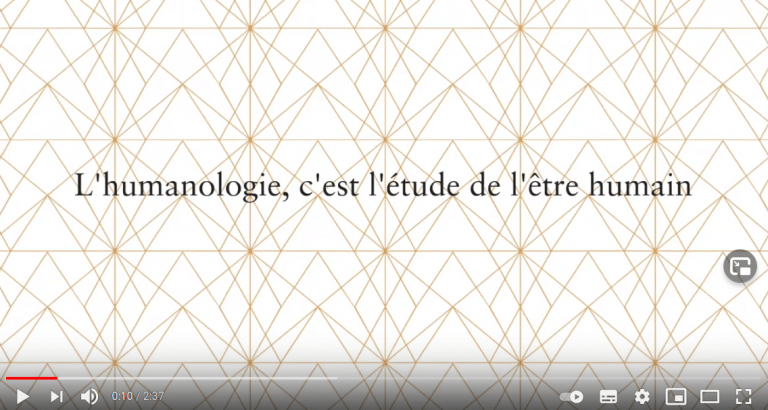 Quatrième vidéo de L'Humanologuequi explique comment on devient Humanologue