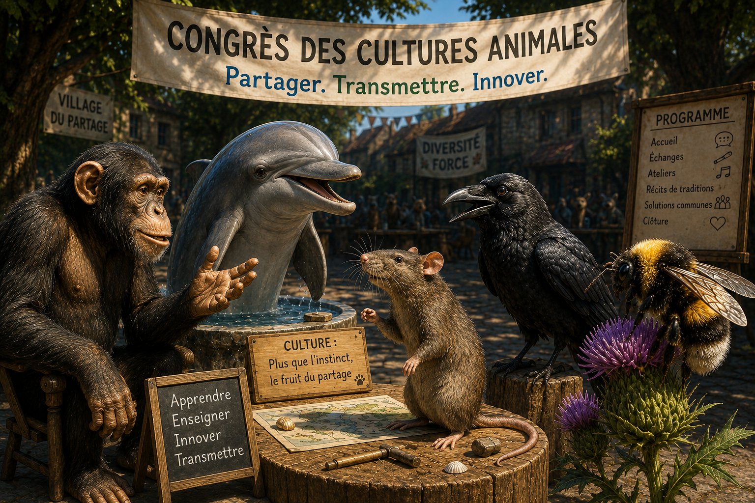 Cultures animales. On ne nait pas orque, on le devient